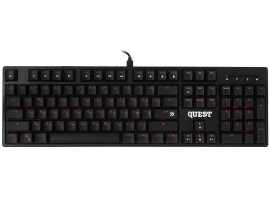 Клавиатура проводная игровая Defender Quest GK-596